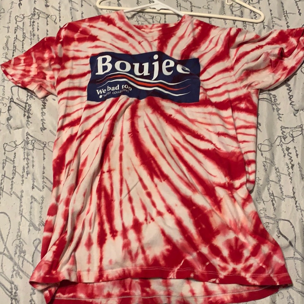 Tie dye shirt worn multiple times